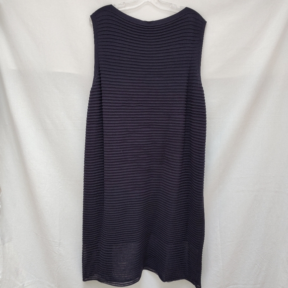 NWT Lafayette 148 ribbed knit midi dress Toni plus 3X size below knee office new - Picture 11 of 12